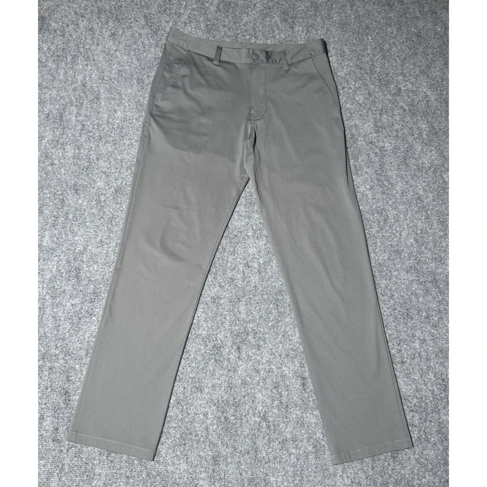 Rhone Pants Men 30x28.5 Gray Commuter Slim Performance Chino Stretch 100036